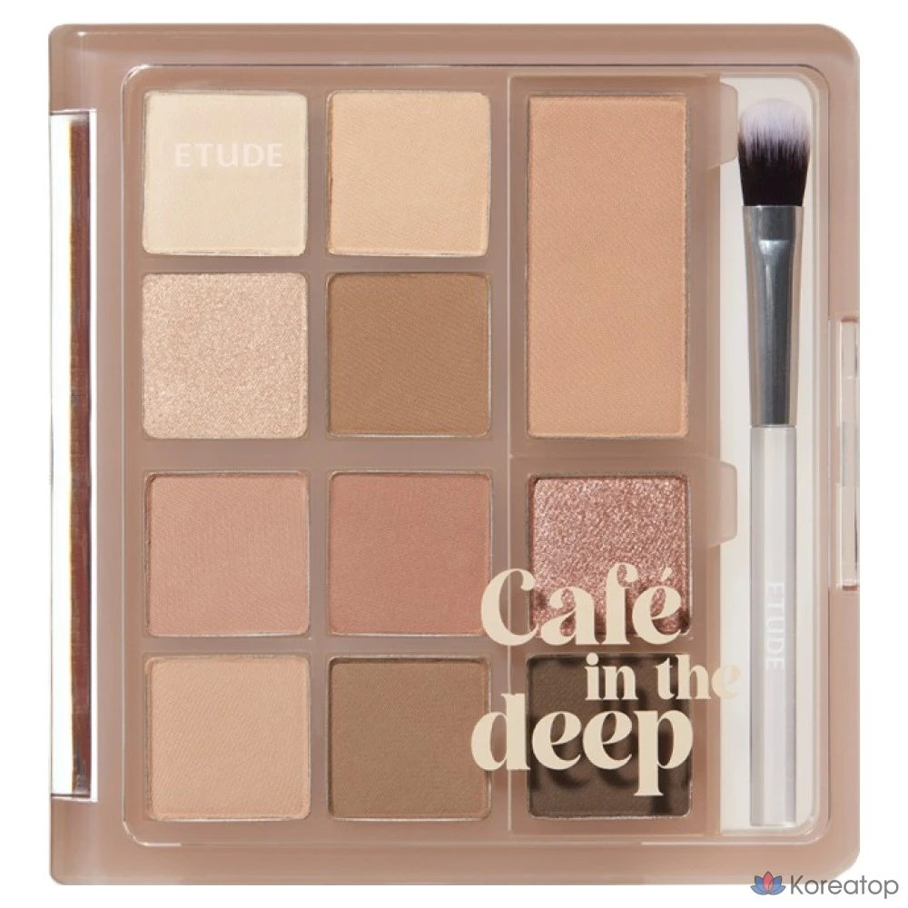 Палетка теней для век Etude House My Best Tone Eye Palette, оттенок Caffeine Over-Immersion, 1 шт.