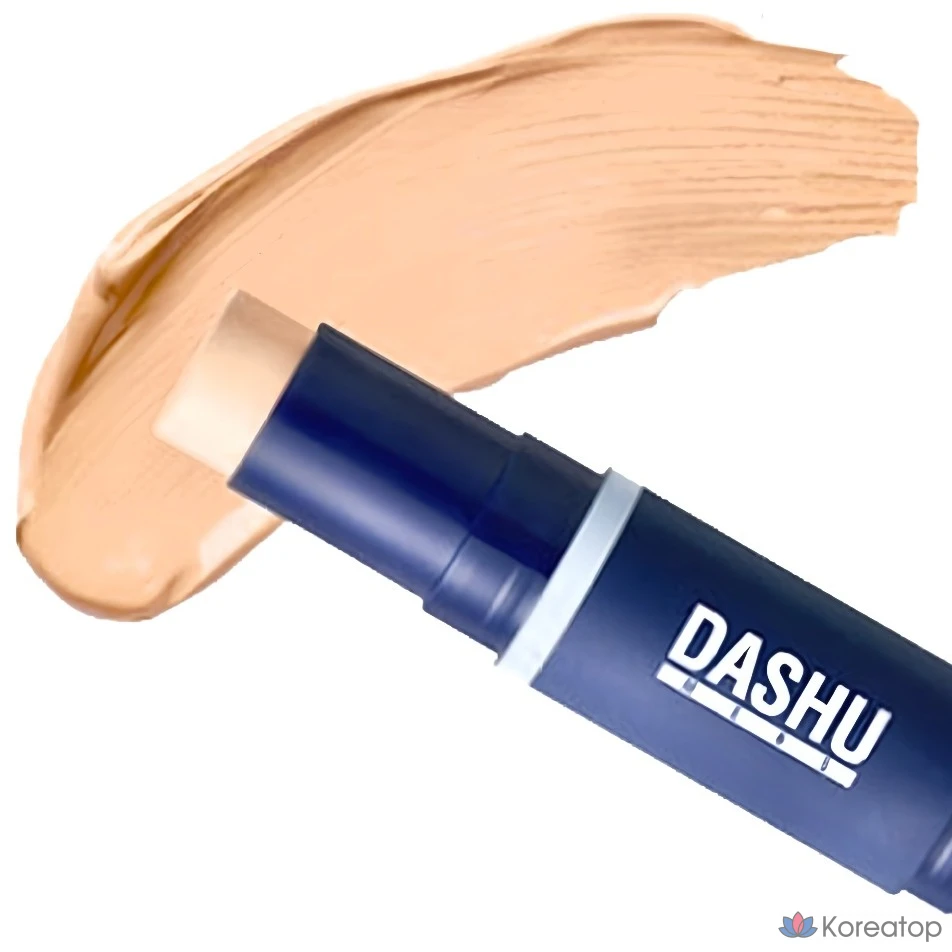 Тональный крем-стик DASHU для мужчин Multi-Cover SPF50+ PA++++ 12 г, 1 шт., оттенок 01 Светло-бежевый, фото 2