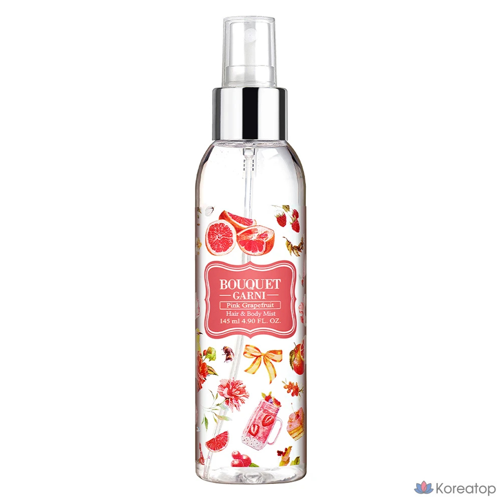 Ароматизированный спрей для волос и тела Bouquet Garni «Розовый грейпфрут», 1 шт., 145 мл