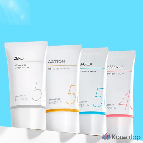 Солнцезащитный крем Missha All Around Safe Block Aqua Sunscreen SPF50+ PA++++, 50 мл, 1 шт.