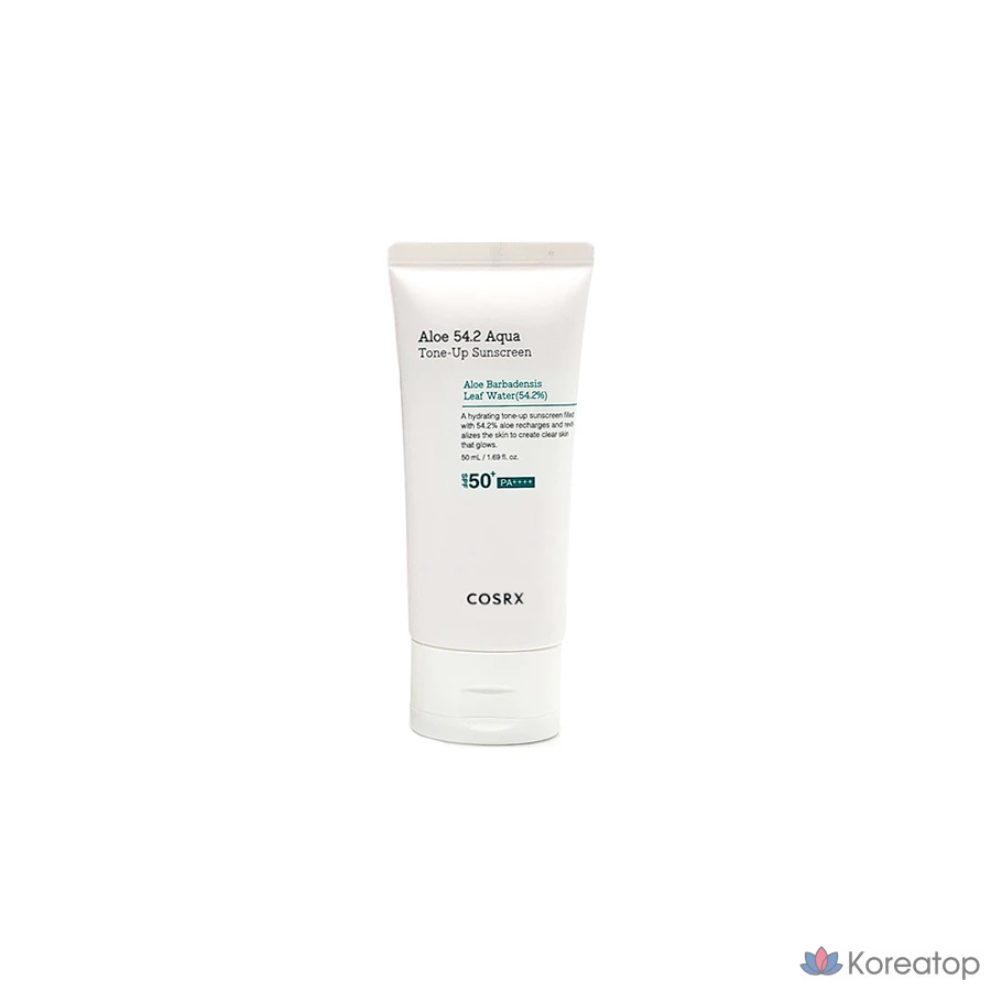 Солнцезащитный крем COSRX Aloe 54.2 Aqua Tone-Up SPF50+ PA++++, 50 мл, 1 шт.