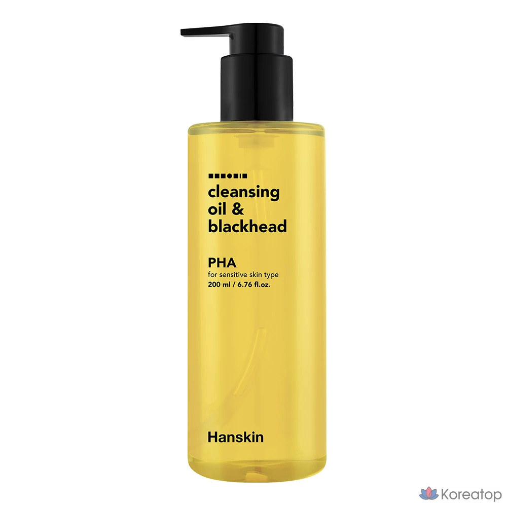 Очищающее масло HANSKIN от черных точек с PHA-кислотами, 200 мл, 1 шт.