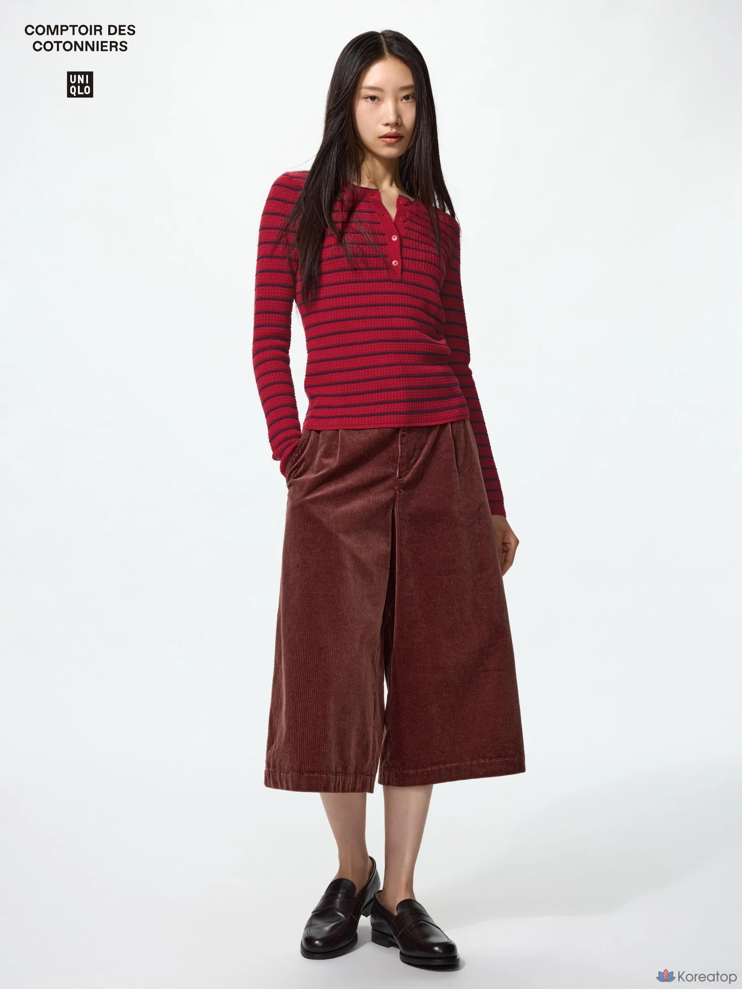 Брюки-кюлоты Uniqlo Corduroy Culottes