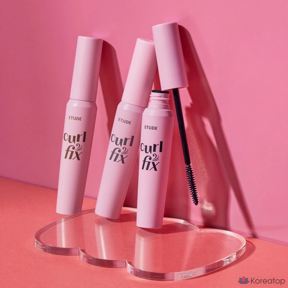 Набор туши для ресниц Etude House Curl Fix Mascara 8 г + расческа для ресниц, оттенок 02 (коричневый), 1 шт., фото 5