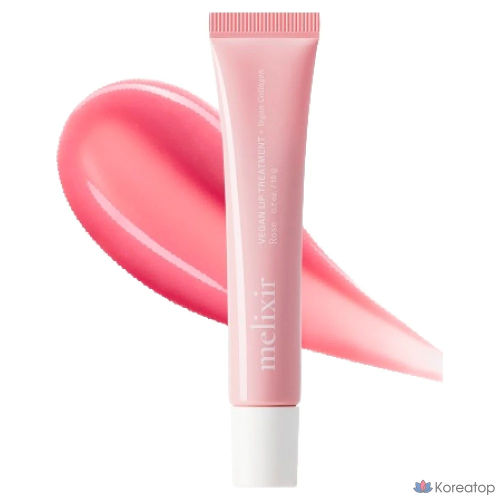 Бальзам для губ Melixir Collagen Lip Treatment, оттенок Rose, 15 г, 1 шт.