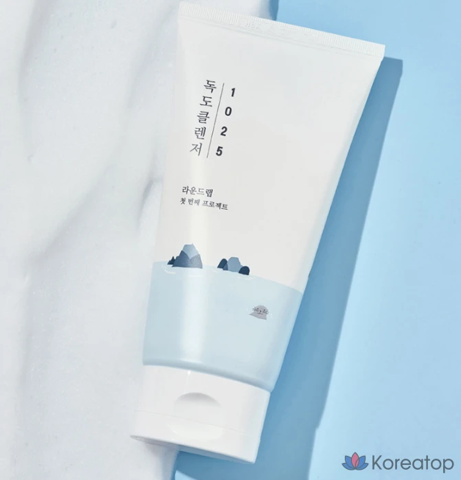 Очищающая пенка для лица Round Lab 1025 Dokdo, 150 мл, 1 шт.