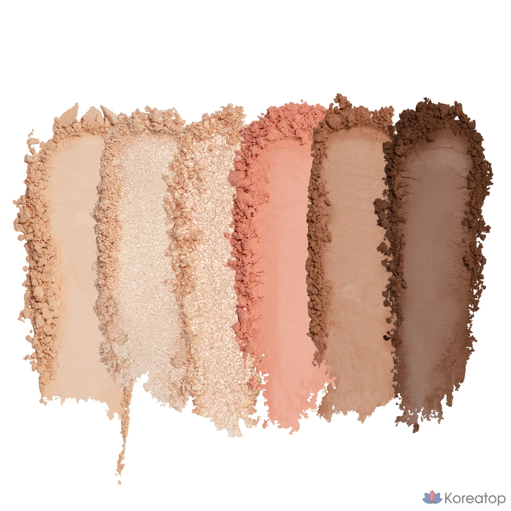 Палетка теней для век Forencos Soft Mood Eye Palette, оттенок 01 Peach Latte, 1 шт., фото 3