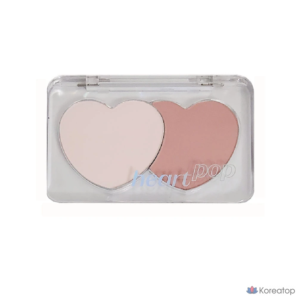 Румяна Etude House Heart Pop Duo 7,5 г, оттенок Envy Bloom, 1 шт.