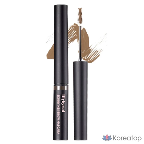 Тушь для бровей Lilybyred Skinnymes 3,5 г, оттенок 04 серо-коричневый, 1 шт.