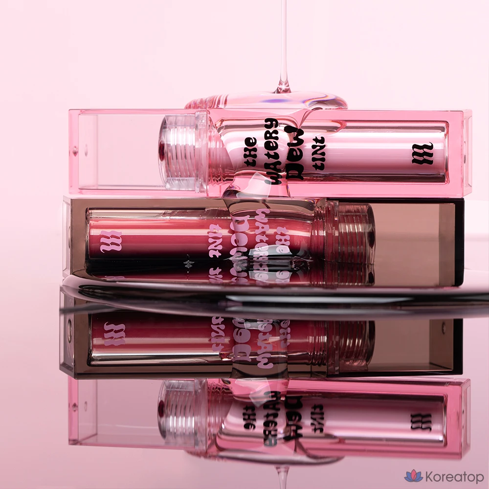 Тинт MERZY the Watery Dew Black & Pink Edition WD18, цвет «Балетный розовый», 4 г, 1 шт., фото 5