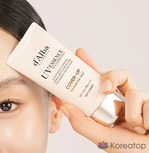 Солнцезащитный крем D'alba Waterfull Tone-Up Sunscreen Cover Beige SPF50+ PA++++, 50 мл, 1 шт.