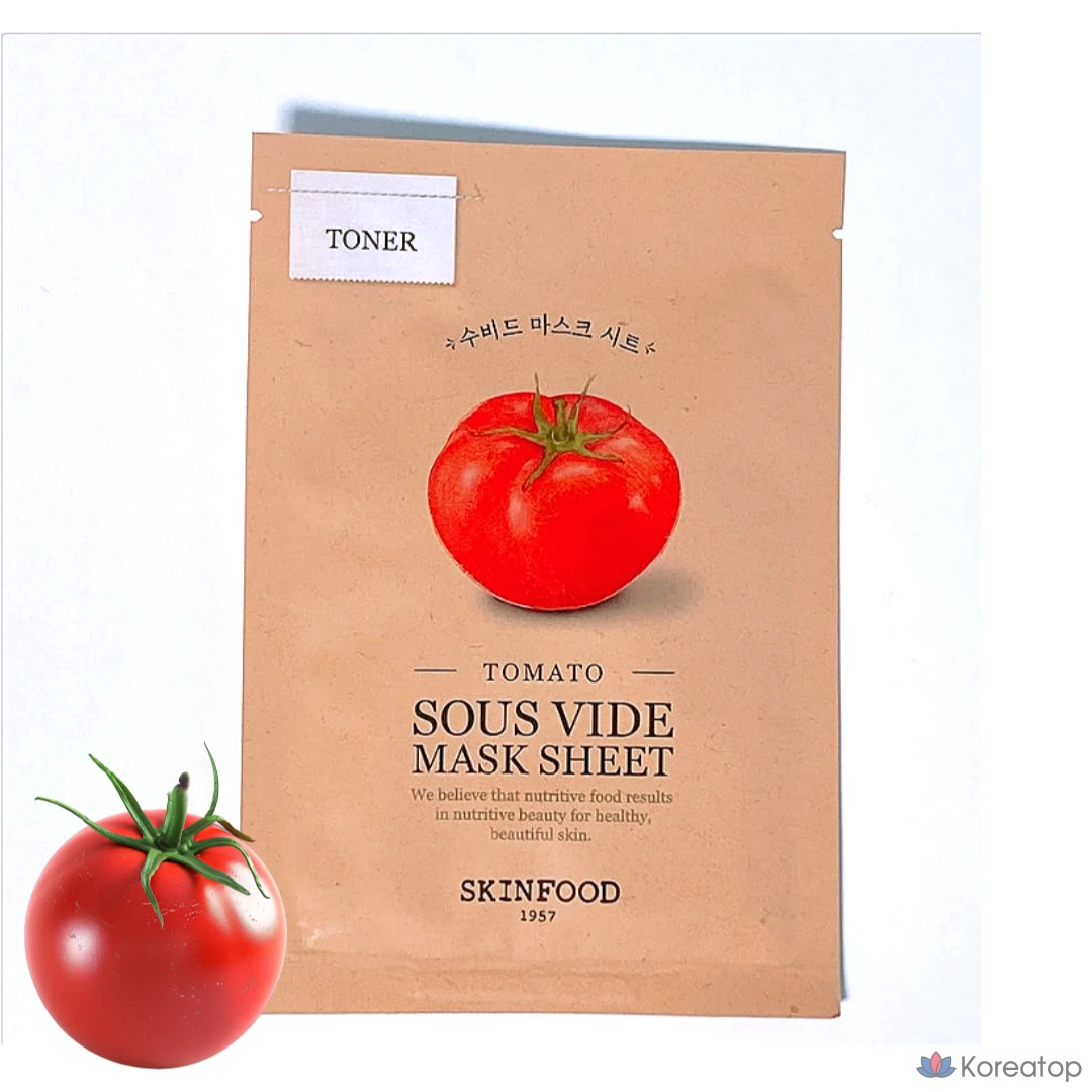 Маска для лица Skinfood Sous Vide Tomato Mask, 20 листов, 20 штук