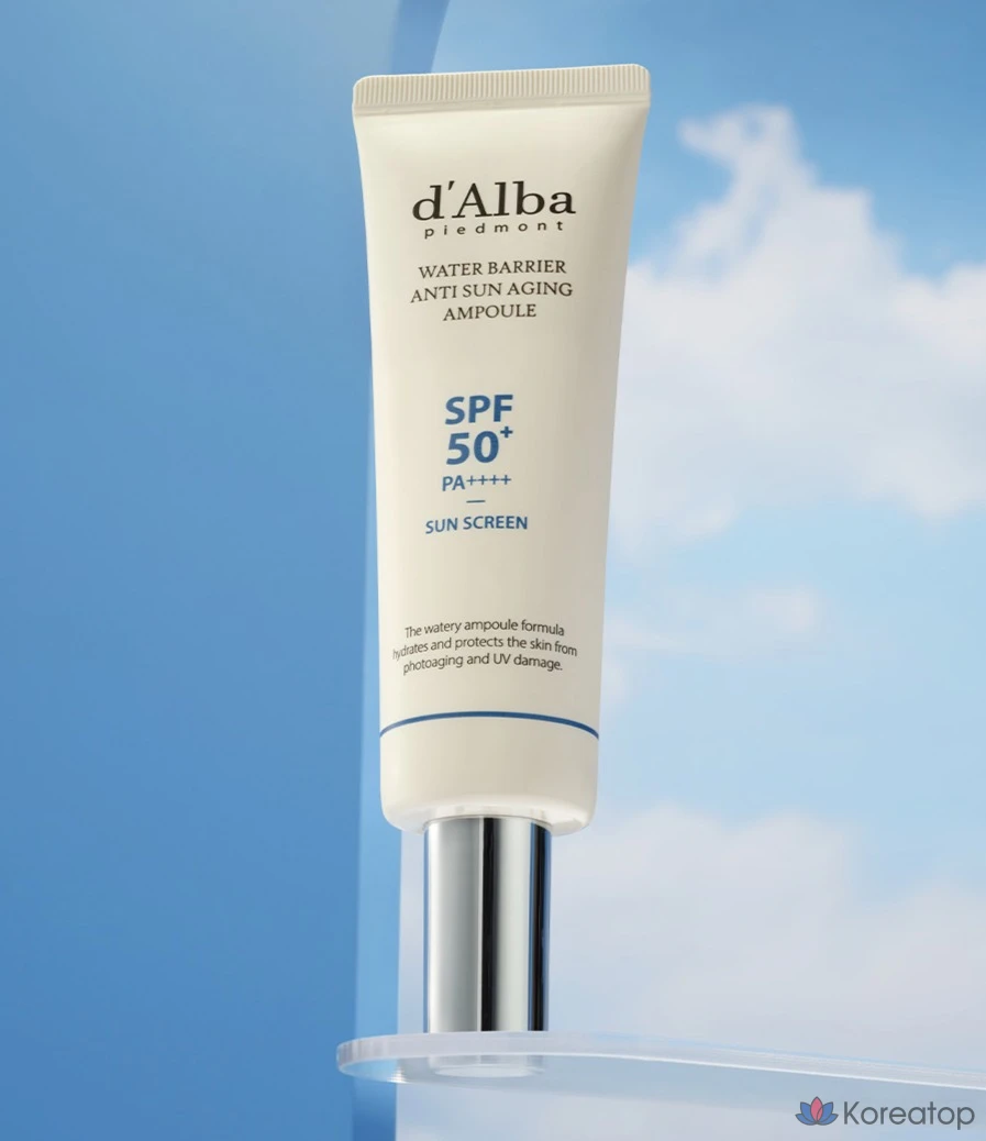 Ампула D'alba Water Barrier Anti-Sun Aging SPF50+ PA++++, 50 мл, 1 шт.