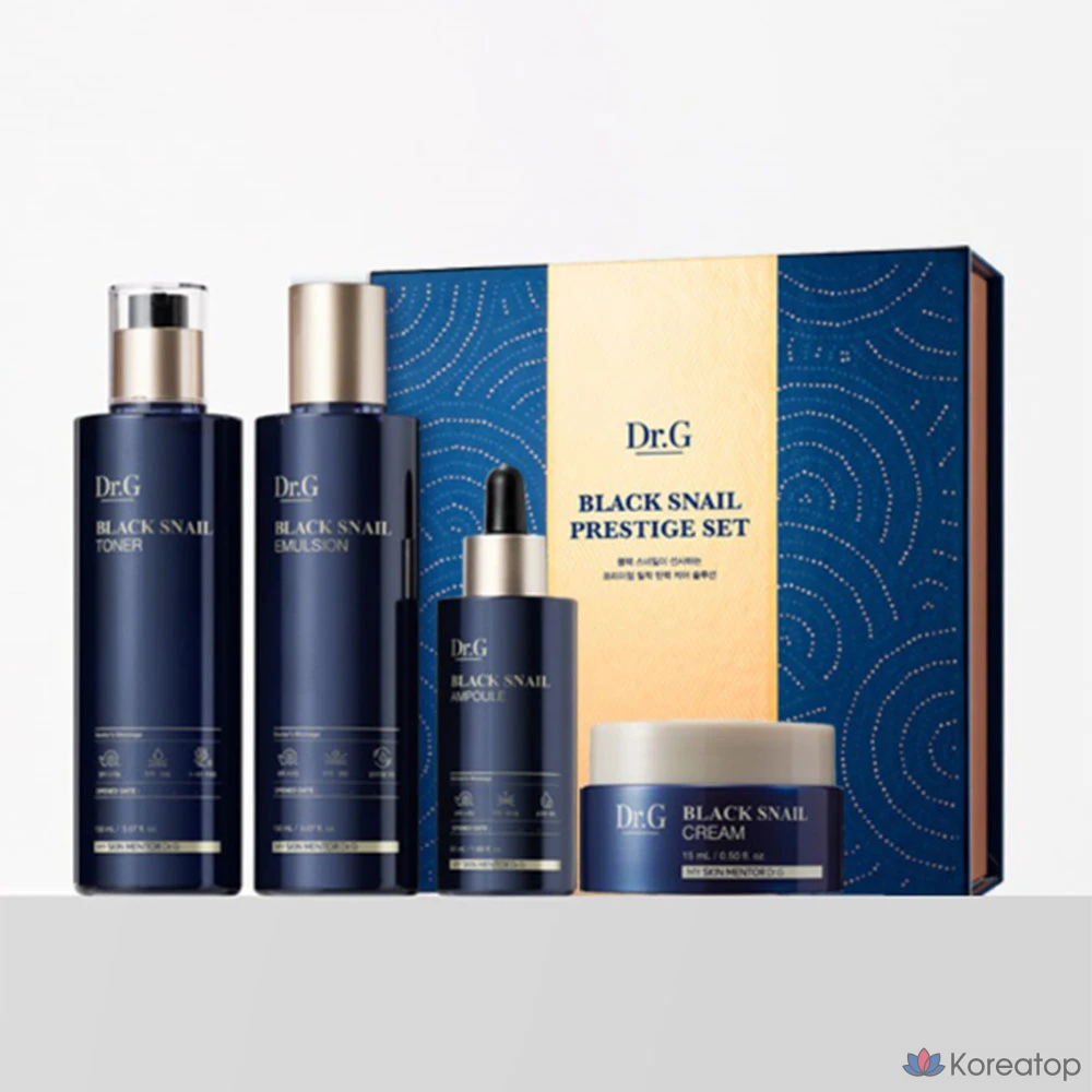 Набор Dr.G Black Snail Prestige Basic Cosmetics из 4 предметов, 2 комплекта, фото 3