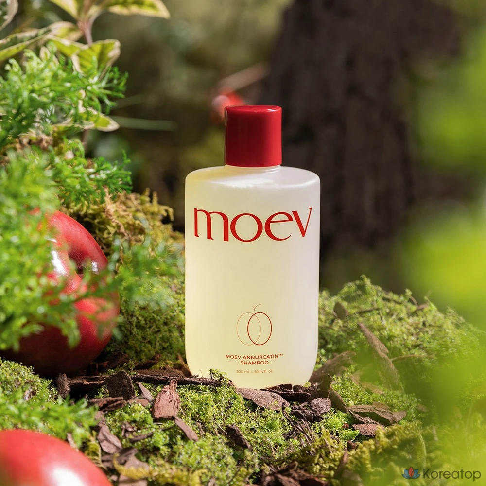 Шампунь Moev Anukatin с экстрактом яблока Анука для облегчения выпадения волос, 1 шт., 300 мл