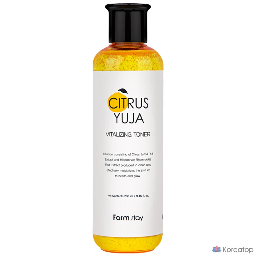 FarmStay Citrus Yuzu Vitalizing Toner, 280 мл, 1 шт.