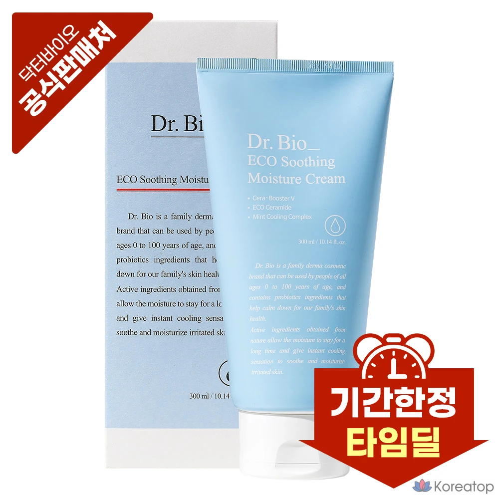 Увлажняющий крем Dr. Bio Eco Soothing Moisture Cream, 300 мл, 1 шт.