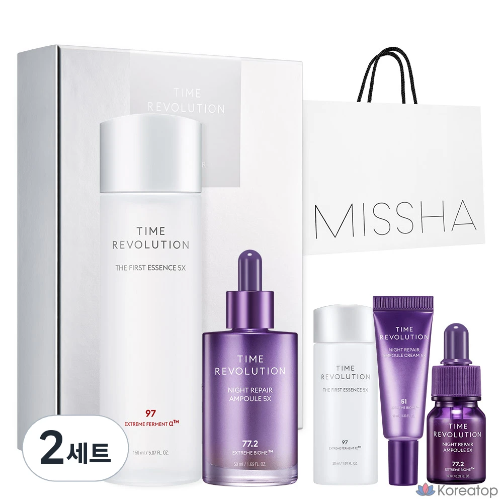 Набор Missha Time Revolution Bestseller из 2 предметов, 5 штук, 2 комплекта.