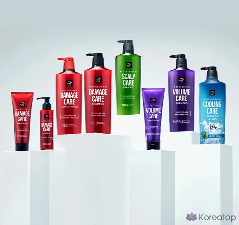 Охлаждающий шампунь для глубокого очищения Mise en Scene с голубым ментолом и травяно-зеленым ароматом, 680 мл, 1 шт.