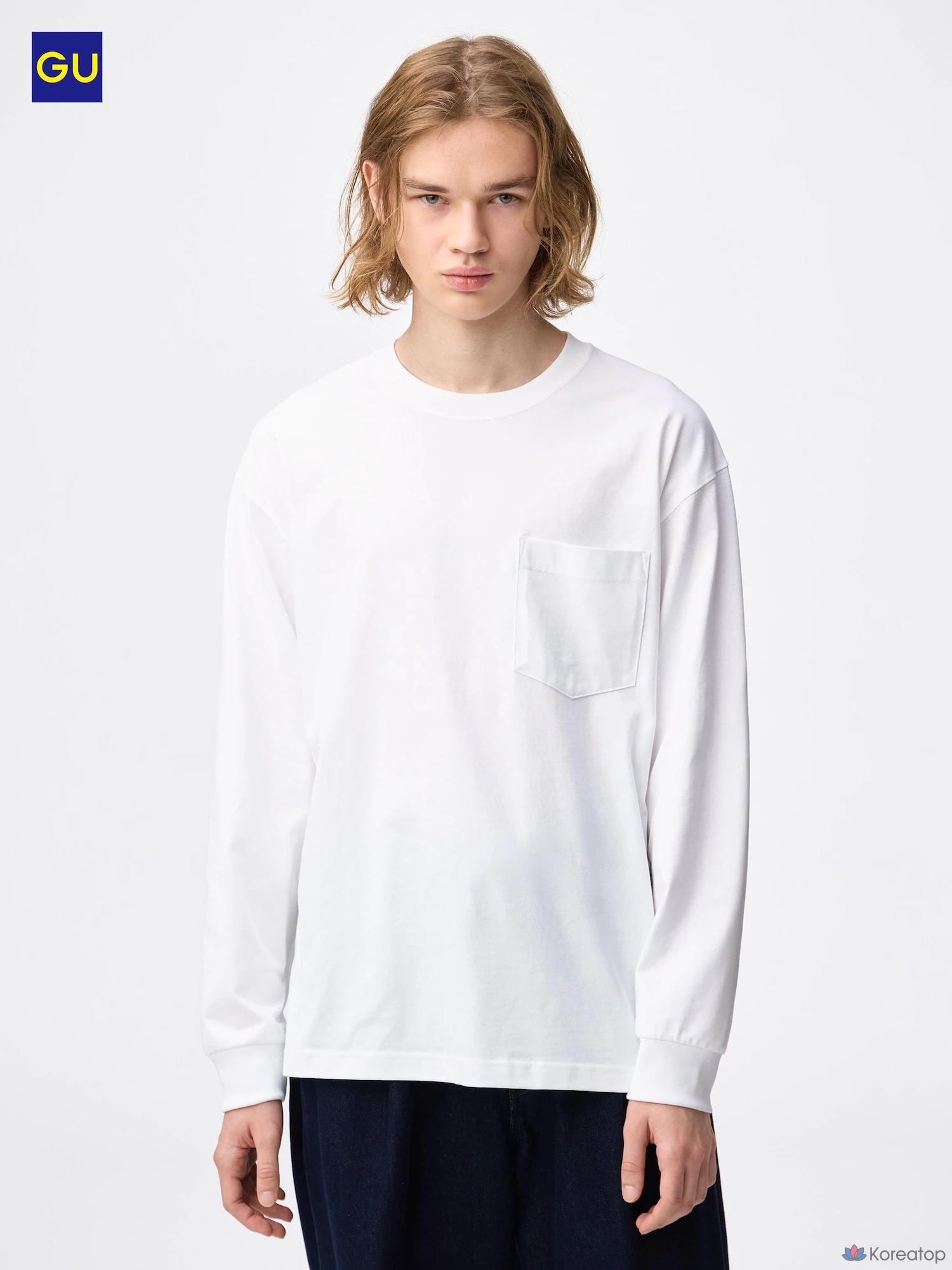 Футболка Uniqlo Heavyweight Crew Neck T-Shirt Long Sleeve