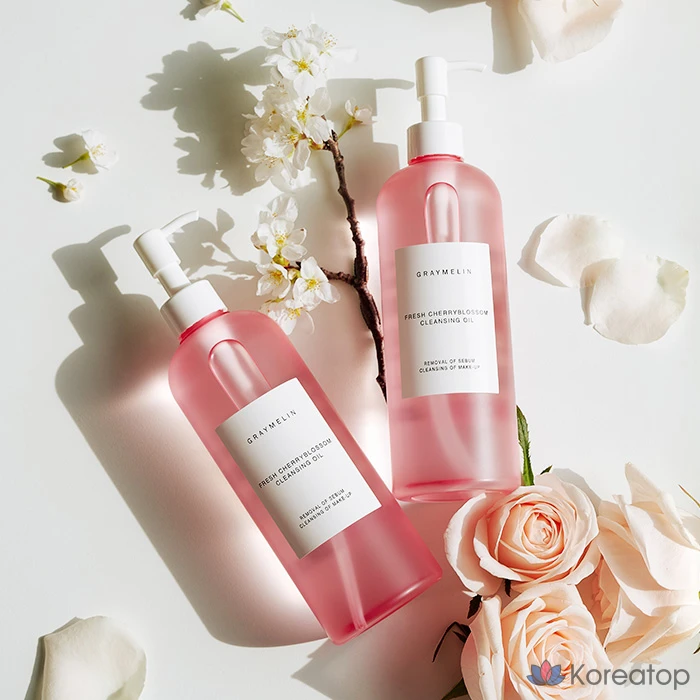 Очищающее масло Graymelin Fresh Cherry Blossom, 400 мл, 1 шт.