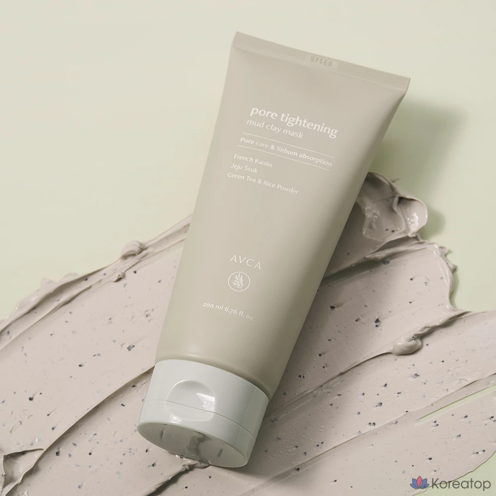 Глиняная маска для сужения пор AVCA, 2 шт., фото 2