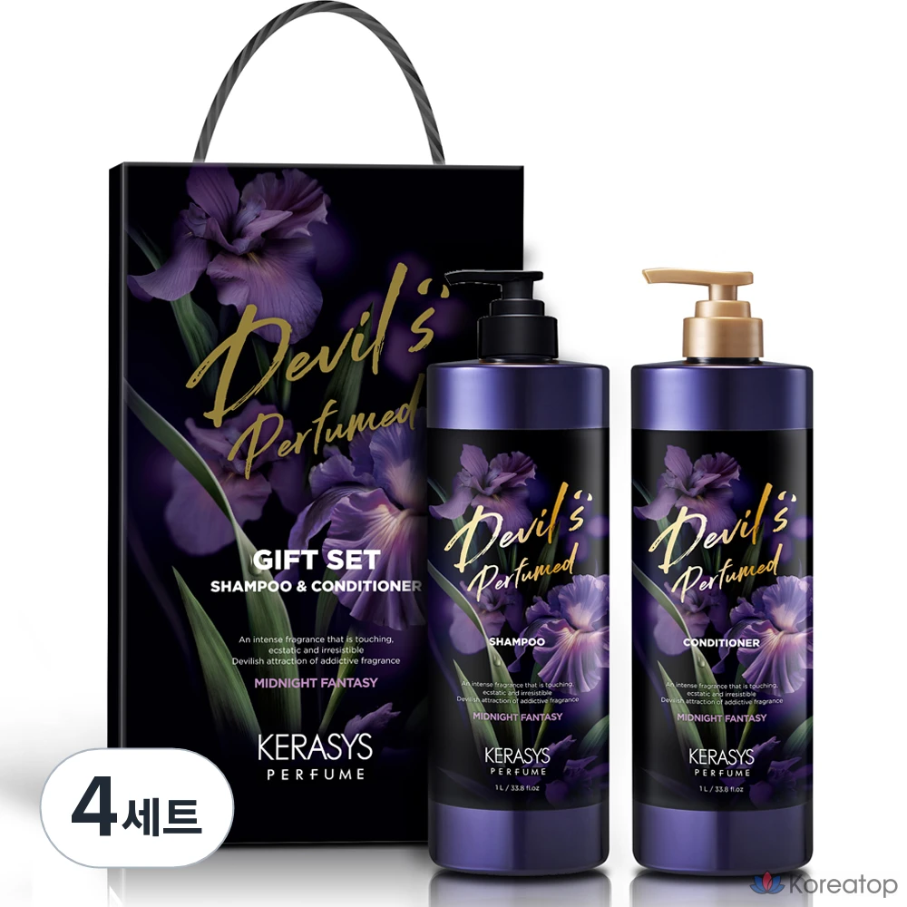 Набор для ухода за волосами Kerasis Devil's Perfume Midnight Fantasy (2 предмета, 4 предмета)