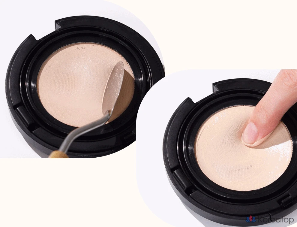 Сменный блок тонального крема Sooryehan The Black Tension Fit Mesh Cushion Foundation, 13 г, № 21, 1 шт., фото 5