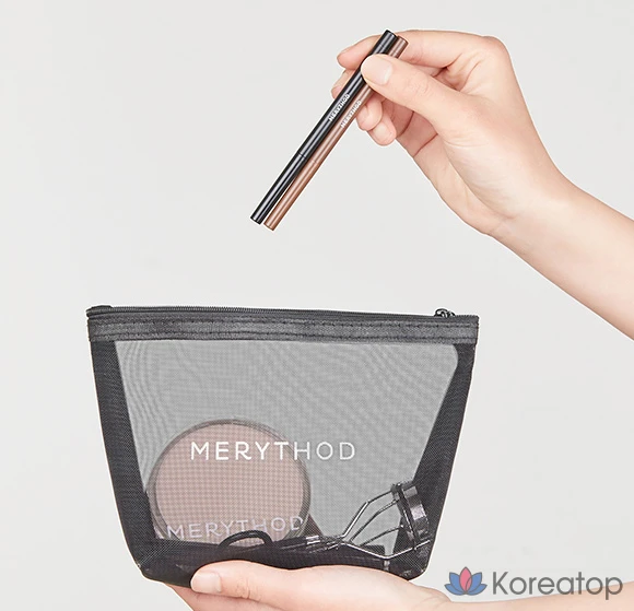 Подводка для глаз Merythod Reel Edge Slim Liner, 0,05 г, темно-черная, 1 шт.