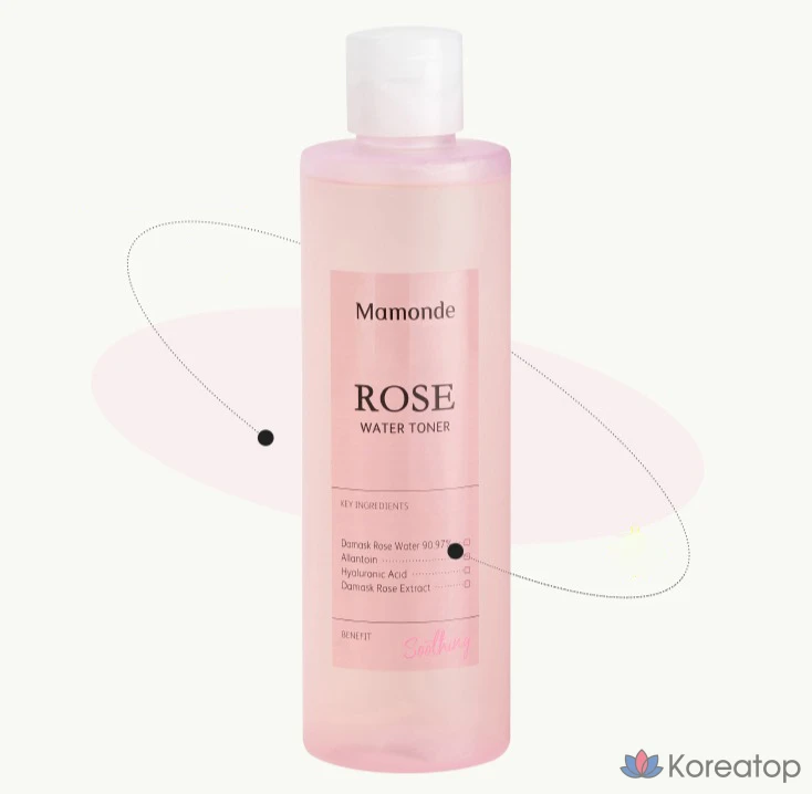 Тонер Mamonde Rose Water Toner, 250 мл, 1 шт.