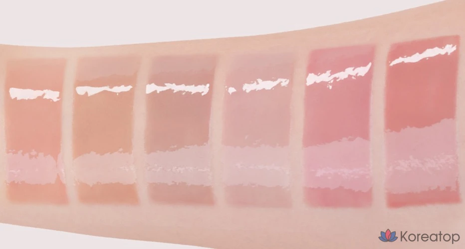 Блеск для губ ROM&ND Glasting Color Gloss, оттенок 25 Cream Beans, 1 шт., фото 5