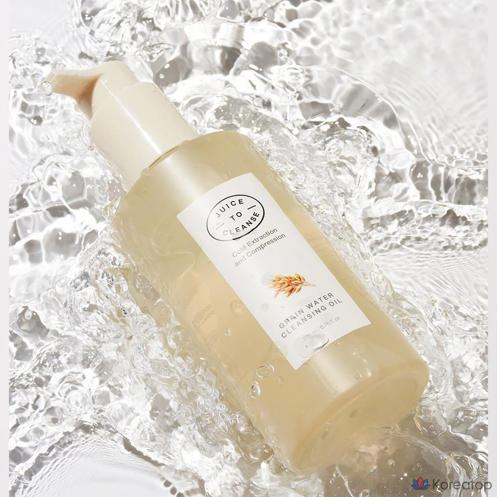 Очищающее масло для лица Juice To Cleanse Grain Water Cleansing Oil JCCL004, 200 мл, 1 шт.