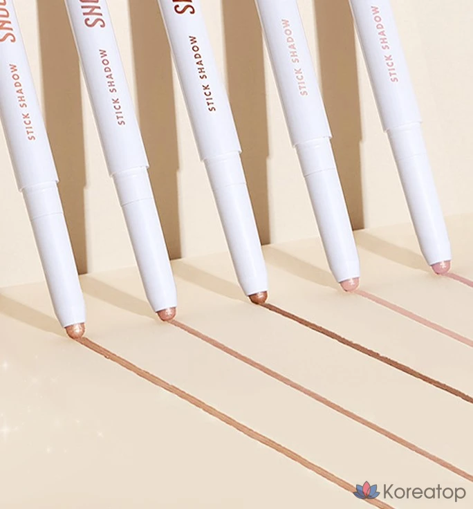 Тональные тени-карандаш Tony Moly The Shocking Color Fixing Stick Shadow, оттенок 04 Milky White, 1 шт., фото 5