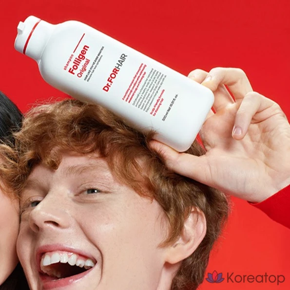 Функциональный шампунь Dr. For Hair для облегчения выпадения волос и укрепления кожи головы Polygen Original, 1 шт., 500 мл.