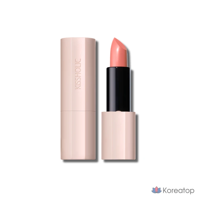 (The Saem) Помада Kissholic Intense CR02 Yogurt Peach, 1 шт., цвет «Йогуртовый персик».