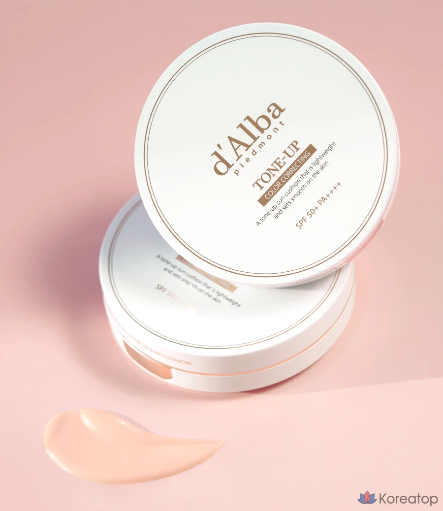 Солнцезащитный кушон D'alba Waterfull Tone-Up SPF50+ PA++++, 15 г, 1 шт.