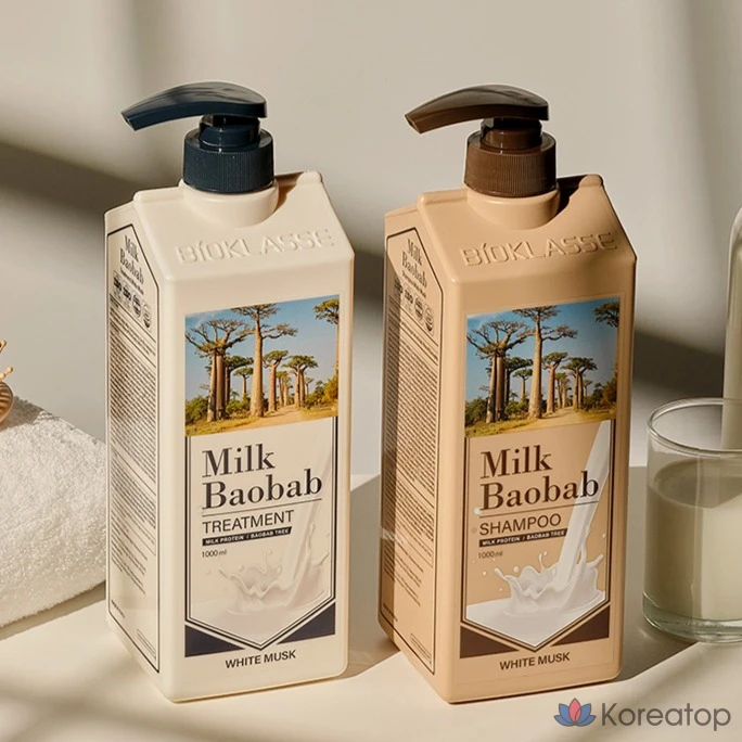 Набор из 2 прядей волос Milk Baobab Original Hair, 1 комплект.