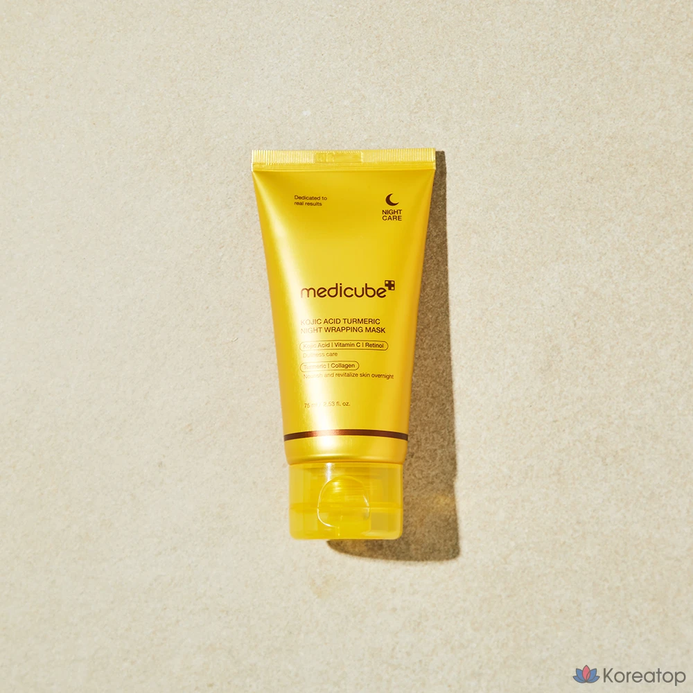 Ночная обертывающая маска Medicube с койевой кислотой и куркумой, 1 шт., фото 3