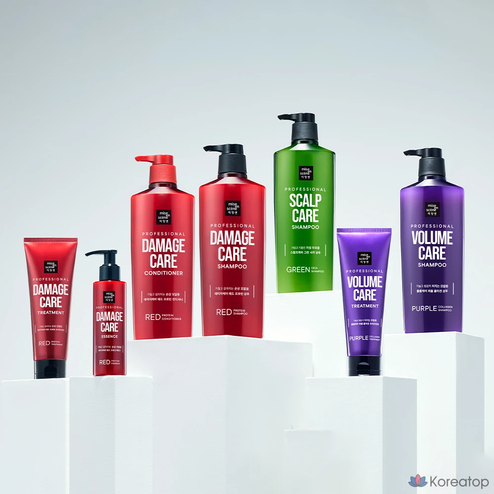 Шампунь Mise en Scene Volume Care Purple Collagen, 1 л, 1 шт., фото 3