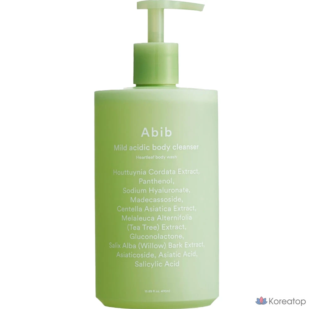 Гель для душа Abib с мягкой кислотностью и экстрактом полыни, 470 мл, 1 шт.