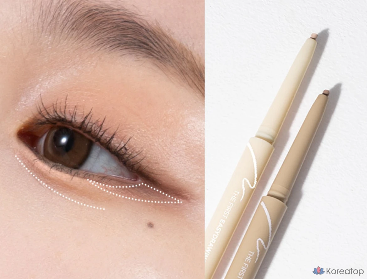 Гелевая подводка для глаз MERZY the First Easy Drawing Gel Eyeliner 0.14g, EG6 Pecan, 1 шт., фото 9