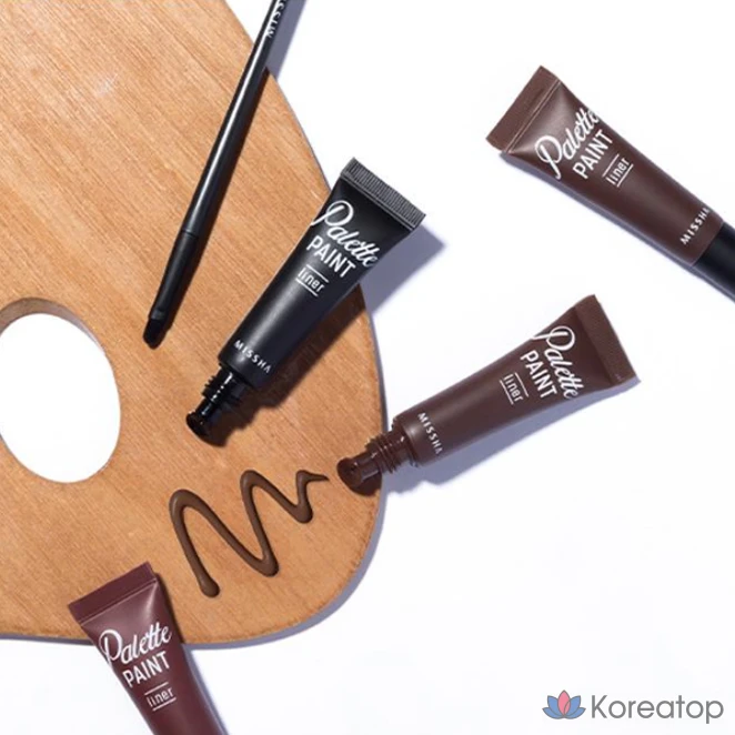 Гелевая подводка для глаз Missha Palette Paint, 6 г, черная, 1 шт.