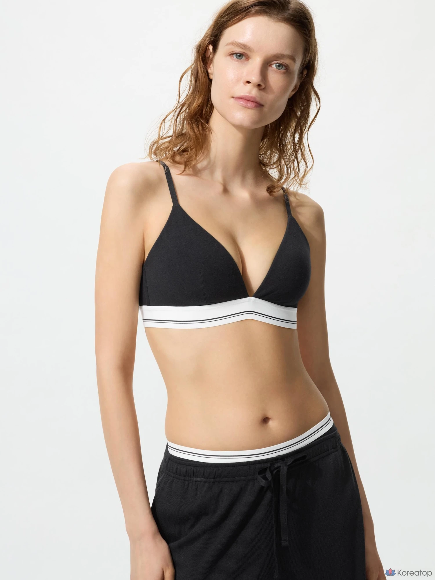 Бюстгальтер Uniqlo Cotton Wireless Bra (Line)