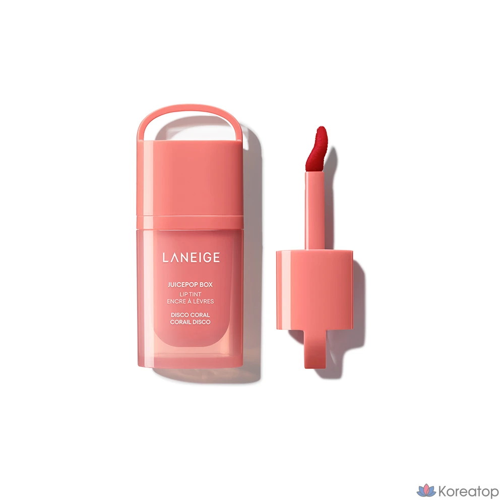 Тинт для губ LANEIGE Juice Pop Box Lip Tint, оттенок 4 Disco Coral, 4.5 г, 1 шт., фото 3