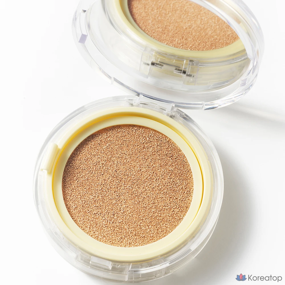 CNP Cha & Park Propolis Ampoule In Cover Cushion, 15 г + сменный блок 15 г, № 21, светло-бежевый, 1 шт., фото 7