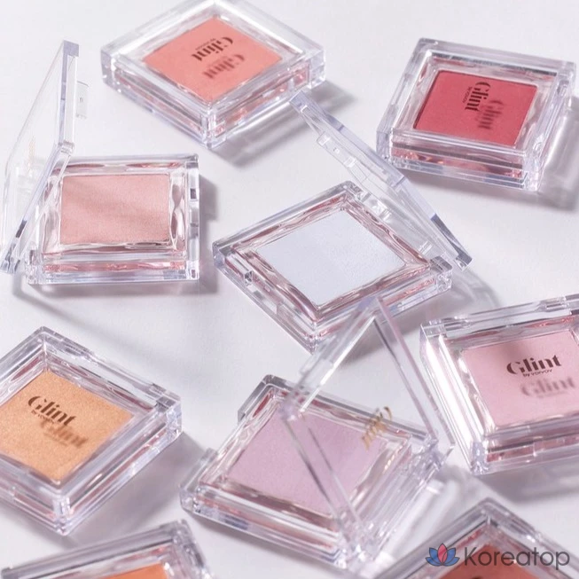 Запеченные румяна Glint by VDIVOV, 2,4 г, оттенок Strawberry Smoke, 1 шт., фото 2