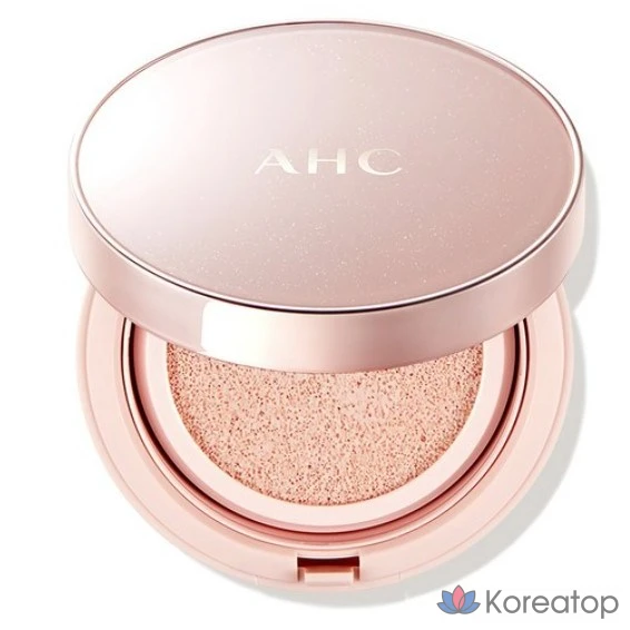 Тональный крем AHC Aura Secret Tone-Up Cushion SPF30 PA++, розовый, 15 г, 1 шт.