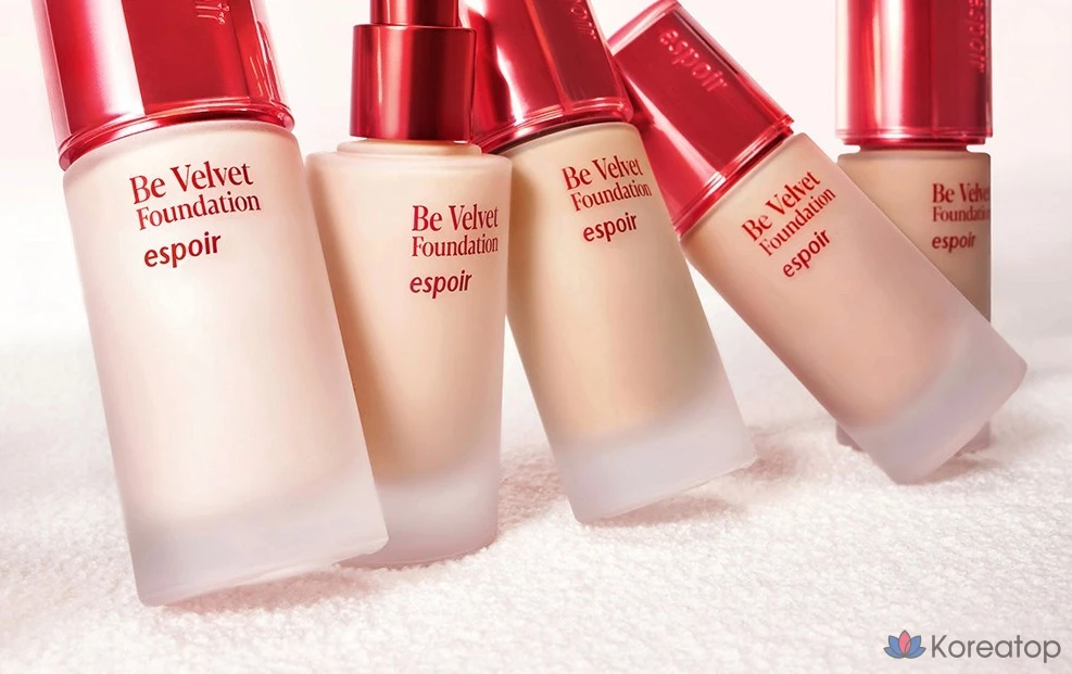 Espoir Bevelvet Foundation SPF22 PA++ 30 г, 1 шт., 23N нейтральный бежевый, фото 5