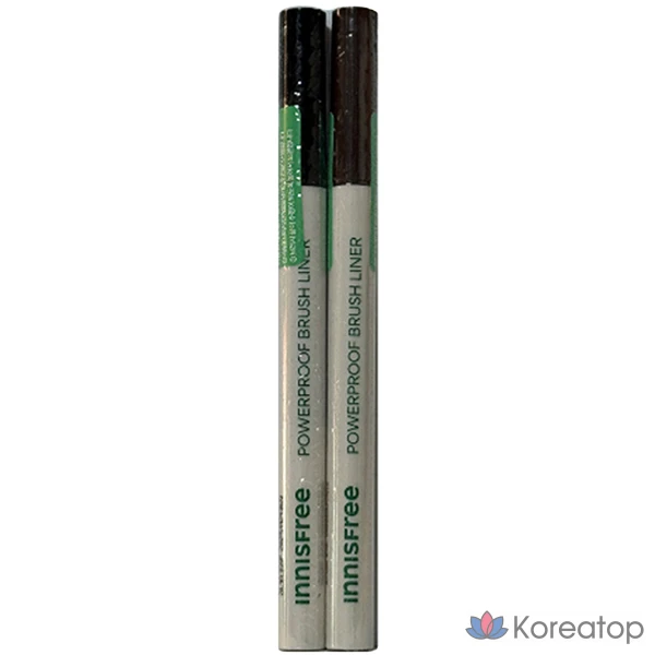 Подводка для глаз Innisfree Powerproof Brush Liner 0,6 г (№ 1-2), 1 шт., черная.