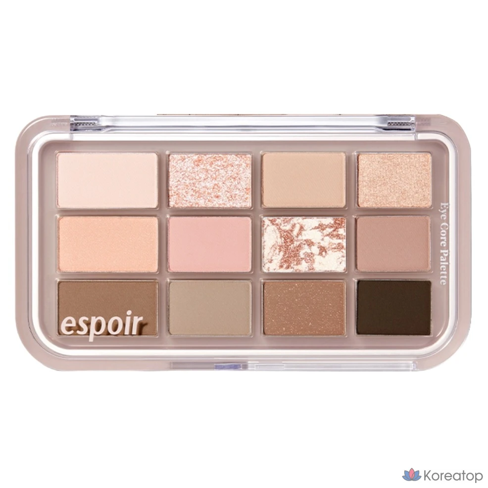 Палетка теней для век Espoir Eye Core Palette, № 6, оттенок «Медовый овсяный латте», 1 шт.